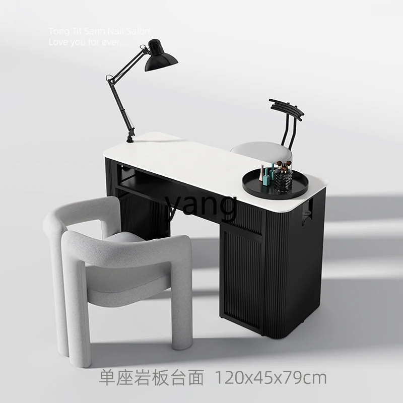 LTT rock slab marble manicure table single and double three-person manicure shop special table customer chair
LTT rock slab marble manicure table single and double three-person manicure shop special table customer chair