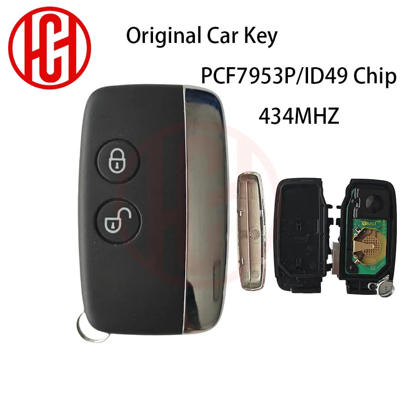 Original Remote Car Key PCF7953P ID49 Chip 2Buttons 434MHz Smart Remote Control Proximity Key For Land Rover Remote Car Key
Original Remote Car Key PCF7953P ID49 Chip 2Buttons 434MHz Smart Remote Control Proximity Key For Land Rover Remote Car Key