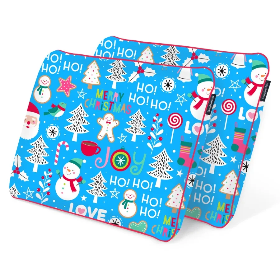 Memory Foam Fun Pillow with Cool-to-the-Touch Cover, Standard/Queen, 2-Pack, Holly Jolly Blue
Memory Foam Fun Pillow with Cool-to-the-Touch Cover, Standard/Queen, 2-Pack, Holly Jolly Blue