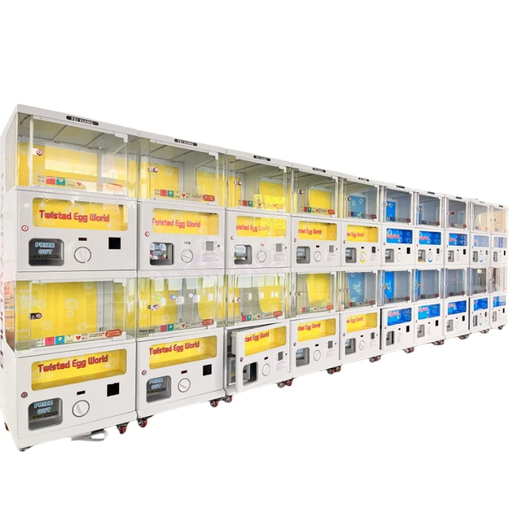 100-120mm Size Capsule Toys Machine Coin Operated Gacha Vending Machine for Shopping Mall
100-120mm Size Capsule Toys Machine Coin Operated Gacha Vending Machine for Shopping Mall