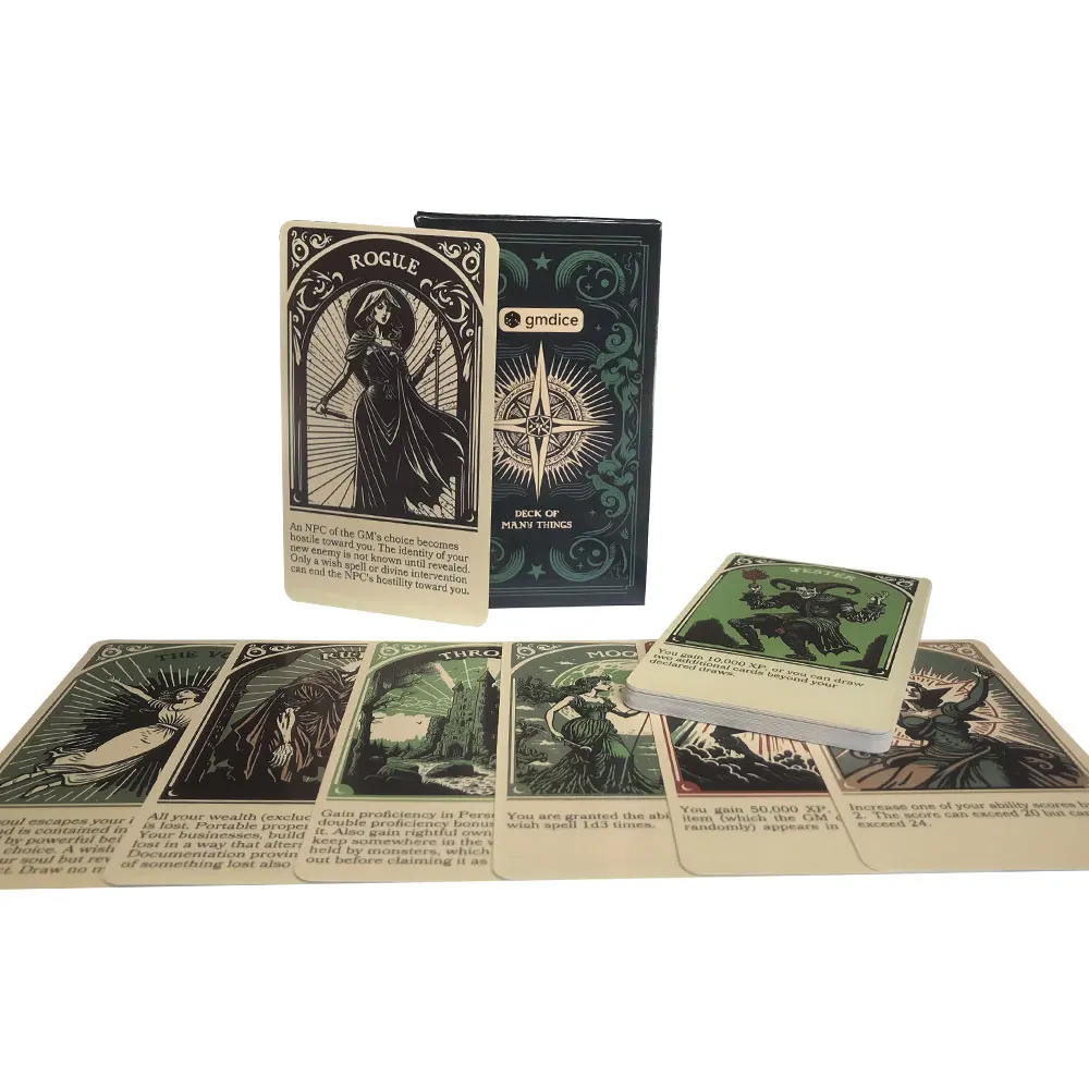 Gmdice Of Many Things Tarot Leisure Entertainment Card Family Gathering Divination Deck Tarot Board Playing Card Game
Gmdice Of Many Things Tarot Leisure Entertainment Card Family Gathering Divination Deck Tarot Board Playing Card Game