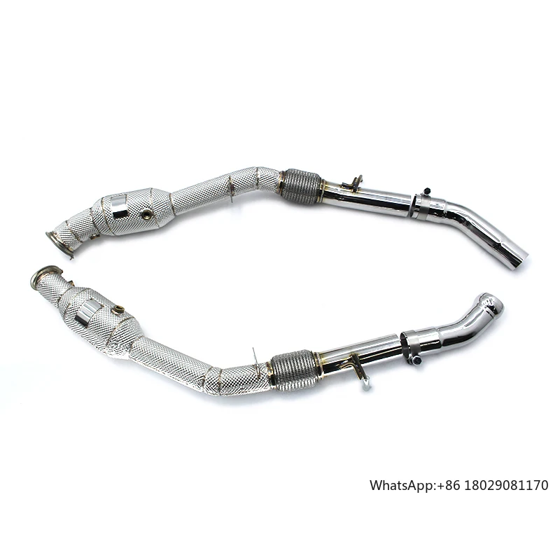Downpipe for Mercedes-Benz ML320/ML350/ML400 3.0T 2012-2016 High Flow Catted Downpipe Stainless Steel SUS304 Exhaust Downpipe
Downpipe for Mercedes-Benz ML320/ML350/ML400 3.0T 2012-2016 High Flow Catted Downpipe Stainless Steel SUS304 Exhaust Downpipe