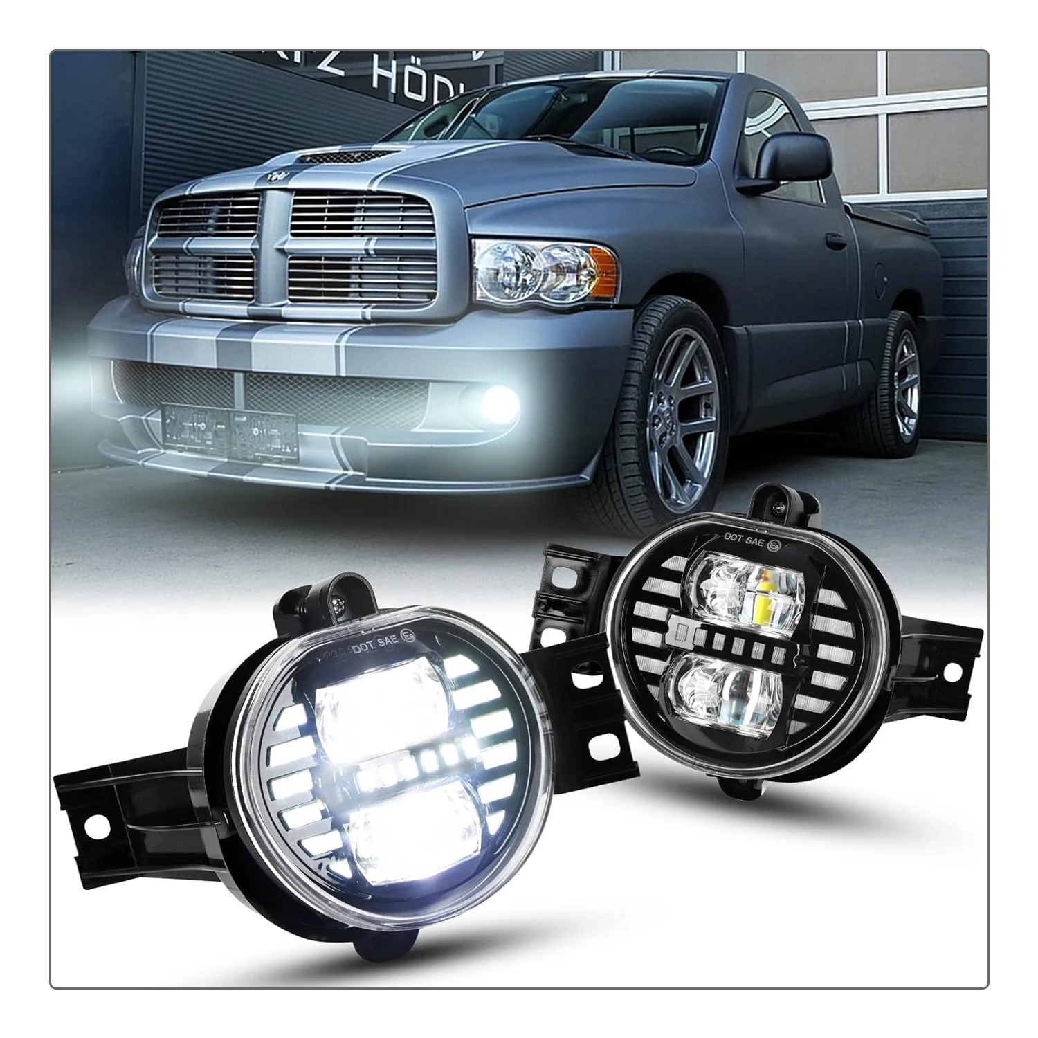 2 шт., 70 Вт, светодиодные противотуманные фары, замена ламп для Dodge Ram 1500 2003-2009 Ram 2500 3500 2004-2006, грузовик Durango, черный
2 шт., 70 Вт, светодиодные противотуманные фары, замена ламп для Dodge Ram 1500 2003-2009 Ram 2500 3500 2004-2006, грузовик Durango, черный