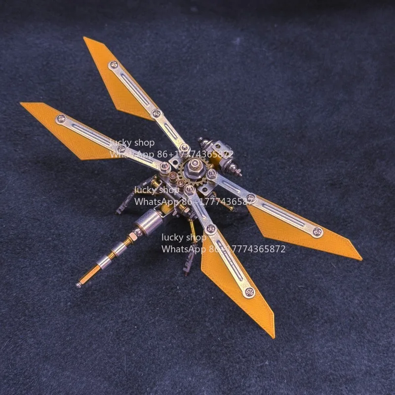 Retro Mechanical Insect Style Dragonfly Craft, Manual Assembled Art Decoration, Unique Stress Relief Present for Daily Use
Retro Mechanical Insect Style Dragonfly Craft, Manual Assembled Art Decoration, Unique Stress Relief Present for Daily Use