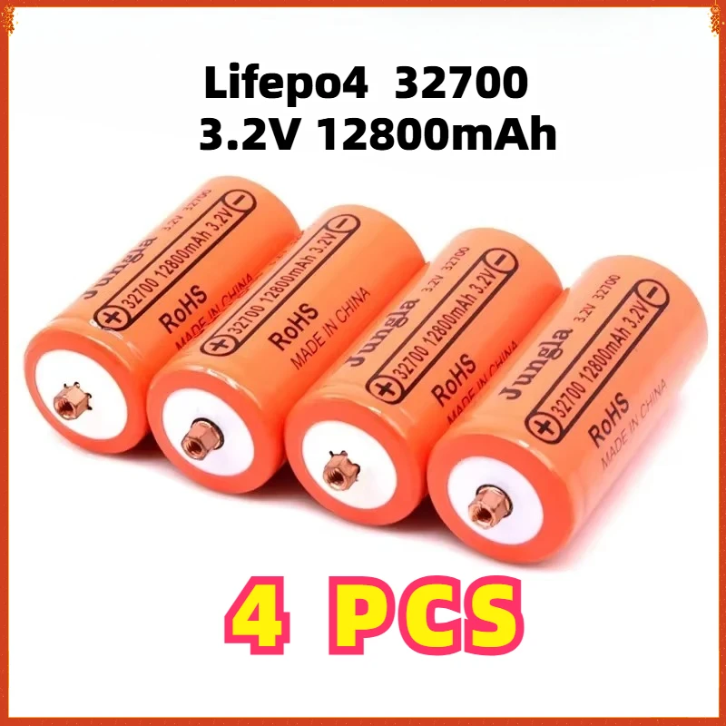 10PCS Rechargeable Battery 32700 12800mAh 3.2V Lifepo4 Professional Lithium Iron Phosphate Power Battery with Screw
10PCS Rechargeable Battery 32700 12800mAh 3.2V Lifepo4 Professional Lithium Iron Phosphate Power Battery with Screw