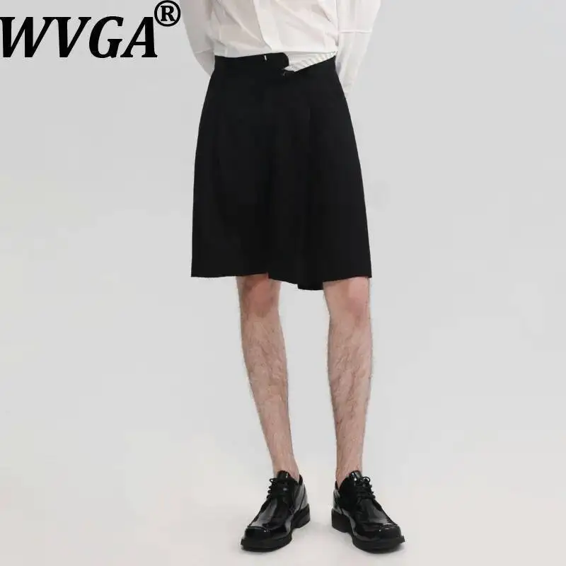 WVGA Spring Summer New Men High-end Dark Style Suit Shorts Loose Fit Draped Design Niche Chic Trendy Pleated Trousers Ins W23906
WVGA Spring Summer New Men High-end Dark Style Suit Shorts Loose Fit Draped Design Niche Chic Trendy Pleated Trousers Ins W23906