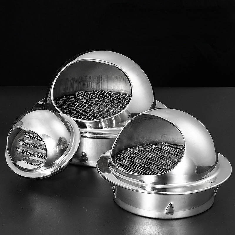 304 Stainless Steel Hood Smoke Exhaust Pipe External Wall Ventilation Exhaust Outlet Outdoor Wind Shield Rain-proof Air Outlet 
304 Stainless Steel Hood Smoke Exhaust Pipe External Wall Ventilation Exhaust Outlet Outdoor Wind Shield Rain-proof Air Outlet