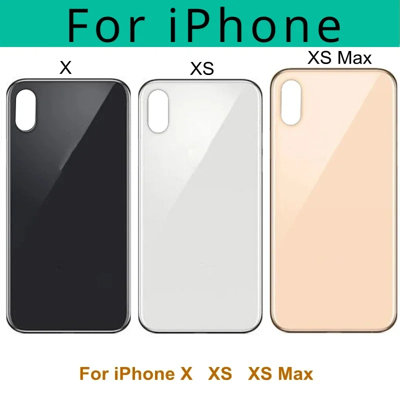 Задняя стеклянная крышка с большим отверстием для iPhone X XS XS MAX Корпус задней двери Задняя стеклянная крышка с клеем для iPhone X
Задняя стеклянная крышка с большим отверстием для iPhone X XS XS MAX Корпус задней двери Задняя стеклянная крышка с клеем для iPhone X