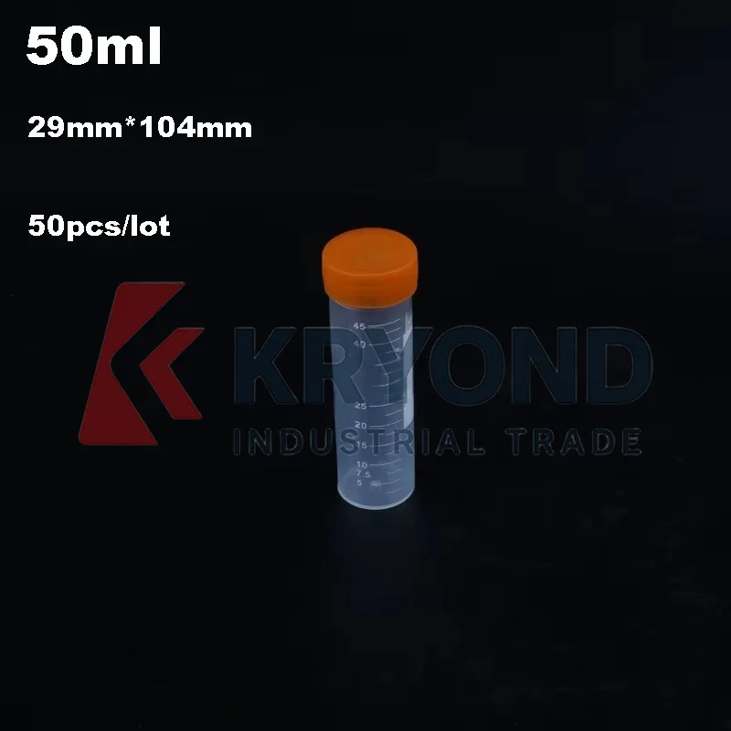 50 шт. 29 × 104 мм, 50 мл, пластиковая пробирка для центрифуги, винтовая крышка, флакон для пробирки с плоским дном, прозрачный контейнер, лабораторный оригинальный продукт
50 шт. 29 × 104 мм, 50 мл, пластиковая пробирка для центрифуги, винтовая крышка, флакон для пробирки с плоским дном, прозрачный контейнер, лабораторный оригинальный продукт