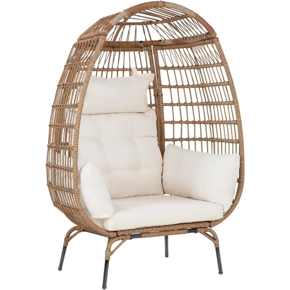 Egg Chair with Stand, Room Decor Aesthetic Reading Chair, Lounge Chairs for Outside Wicker Egg Chair, Outdoor Chairs 
Egg Chair with Stand, Room Decor Aesthetic Reading Chair, Lounge Chairs for Outside Wicker Egg Chair, Outdoor Chairs