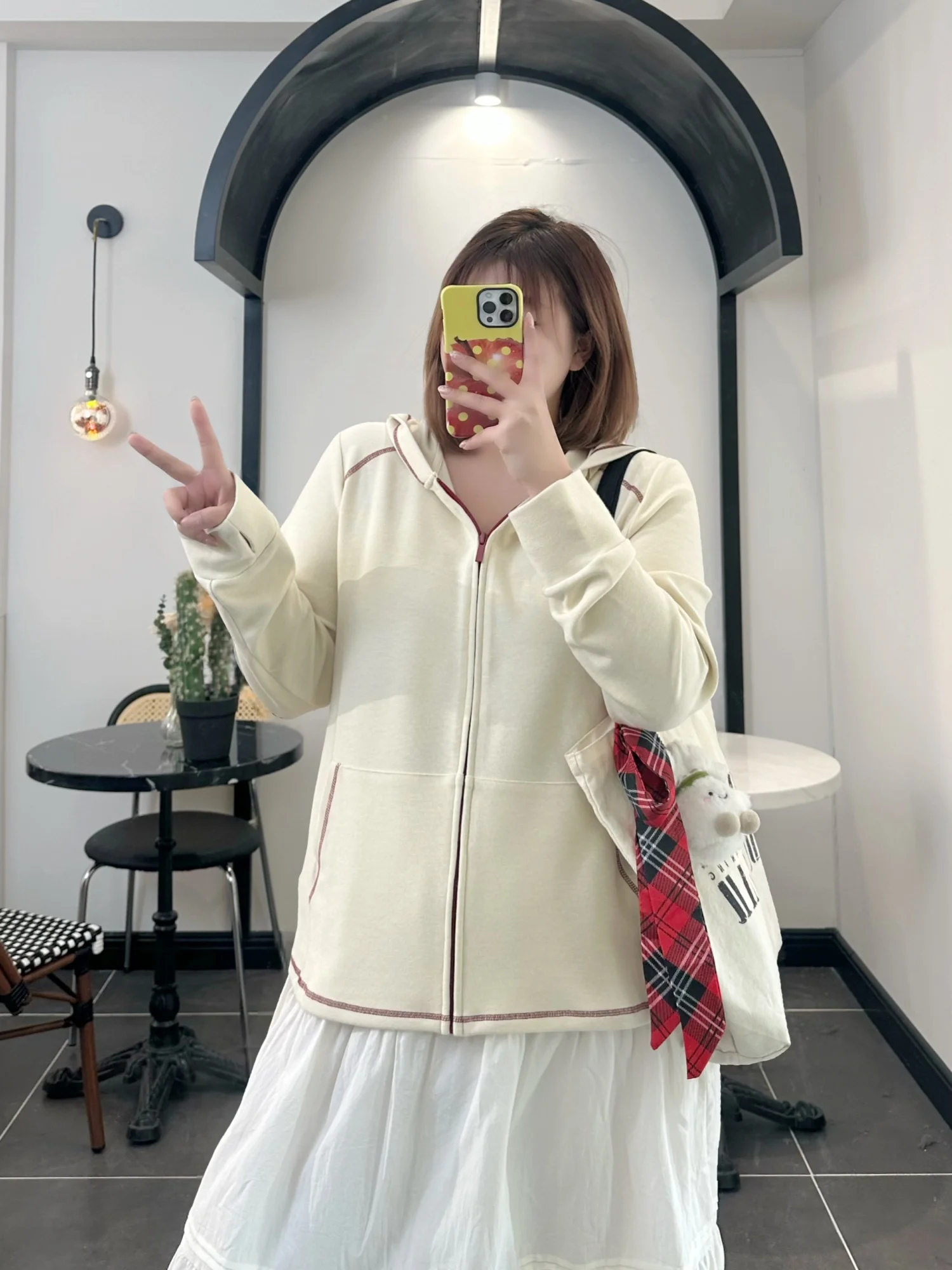 Casual Oversized Commute Women's Jacket Spring New plus Size Slimming Meat Covering Outerwear Female Long Sleeve Hooded Coat
Casual Oversized Commute Women's Jacket Spring New plus Size Slimming Meat Covering Outerwear Female Long Sleeve Hooded Coat