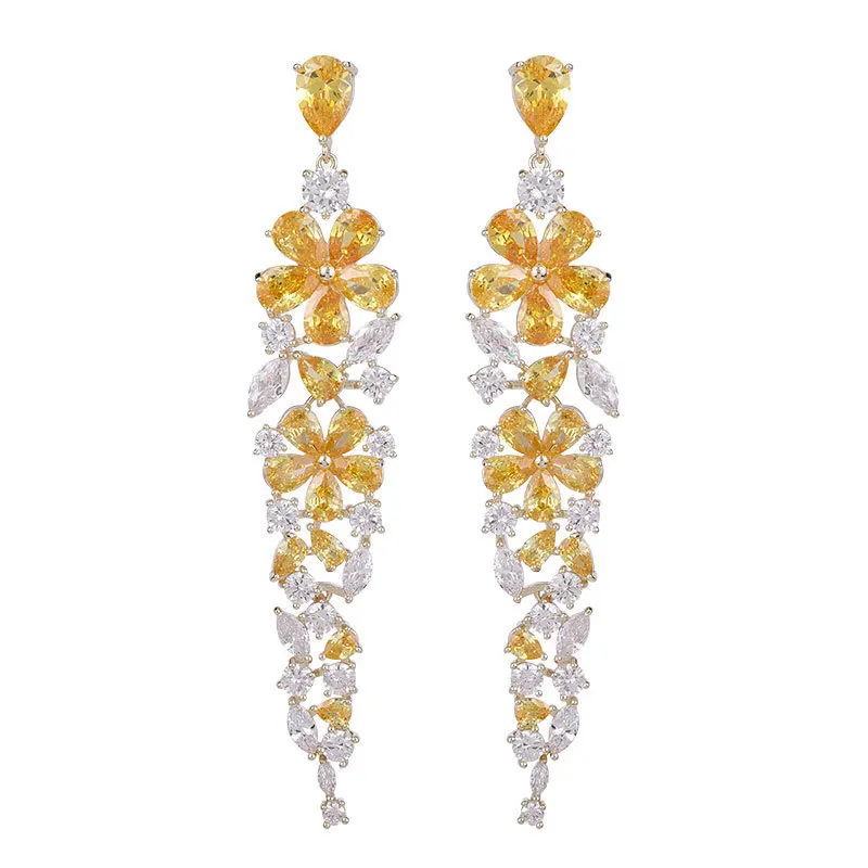 yellow green blue red pink flower earrings long tassel pendant zirconia plant leaf dangling earrings for women
yellow green blue red pink flower earrings long tassel pendant zirconia plant leaf dangling earrings for women