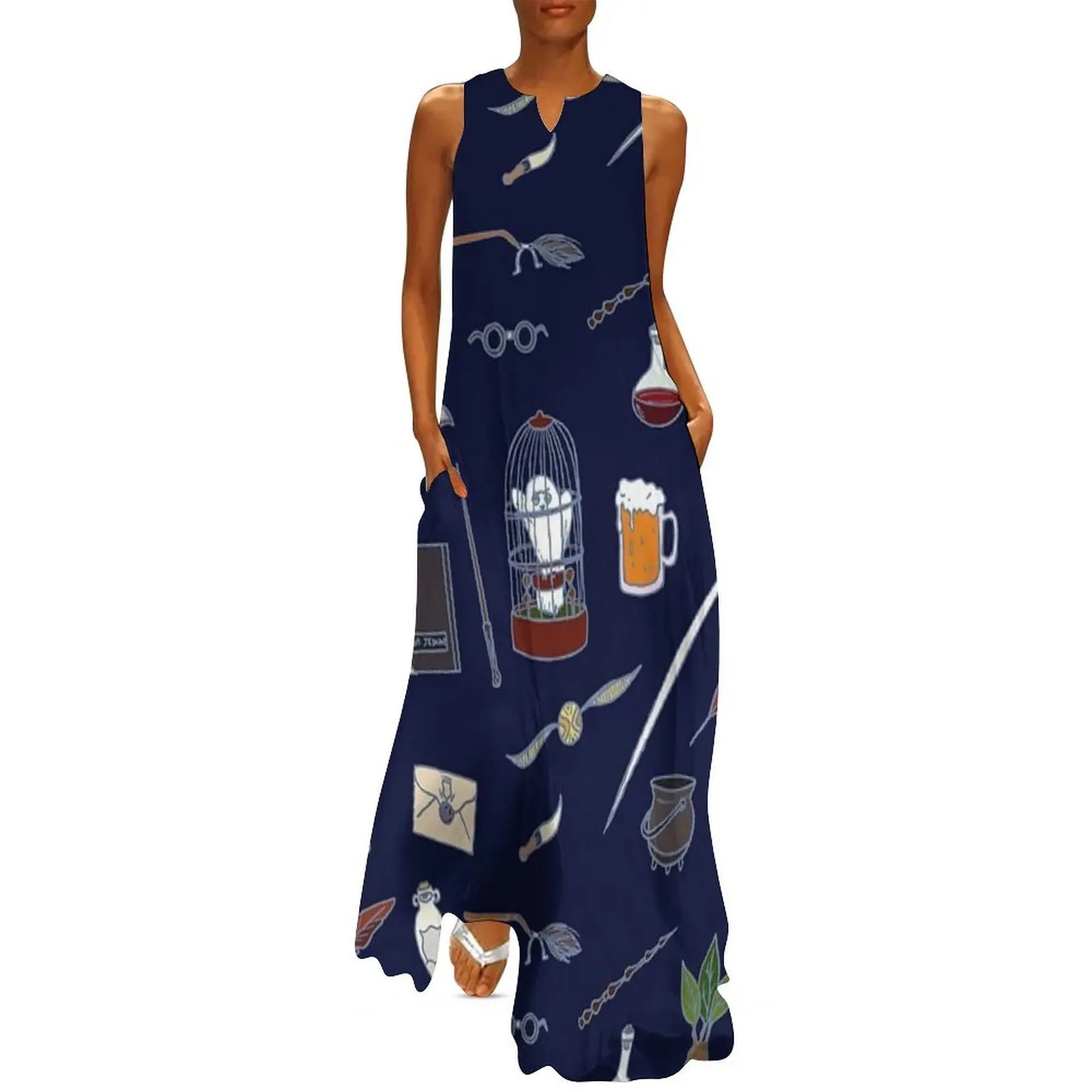 Owl and wand night Long Dress women's summer dresses 2025 summer dress woman 2025 trendy women party dresses dress for women 
Owl and wand night Long Dress women's summer dresses 2025 summer dress woman 2025 trendy women party dresses dress for women