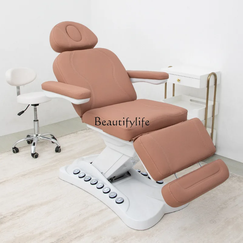 Electric beauty bed lifting pattern embroidery bed beauty salon inspection bed
Electric beauty bed lifting pattern embroidery bed beauty salon inspection bed
