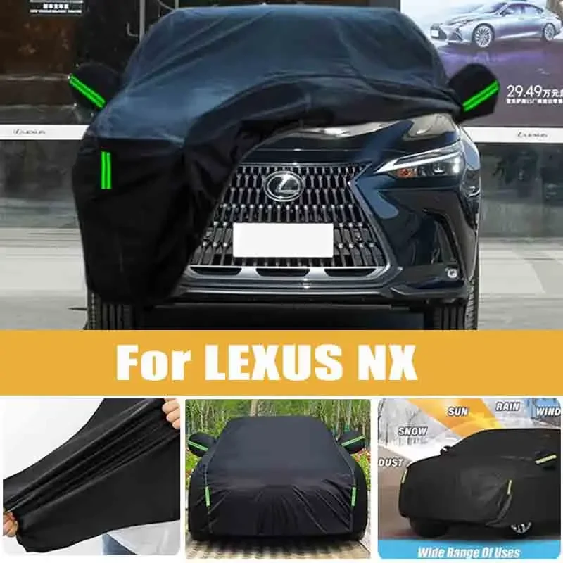 For LEXUS NX Full Car Cover Four Seasons Universal Outdoor Sun Anti UV Rain Snow Dust Protection Oxford Cloth Car Accessories
For LEXUS NX Full Car Cover Four Seasons Universal Outdoor Sun Anti UV Rain Snow Dust Protection Oxford Cloth Car Accessories
