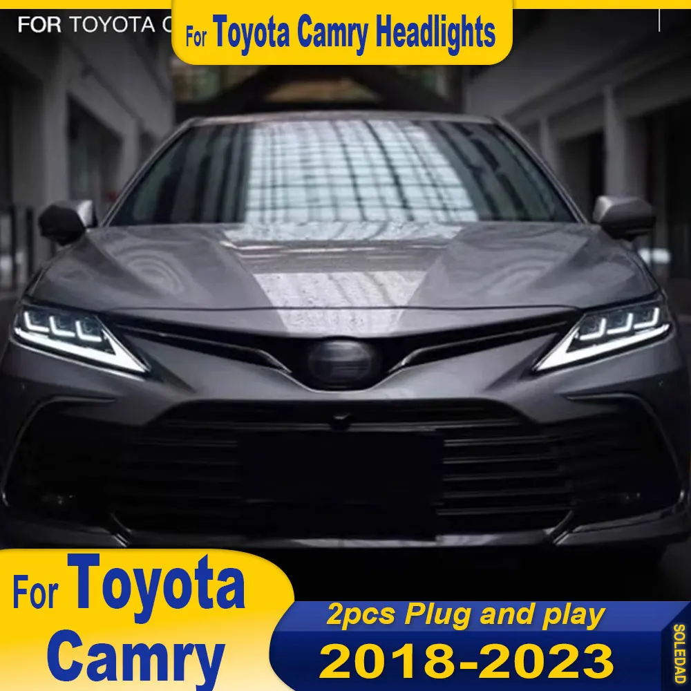 Для Toyota восьмого поколения Camry фары 2018 2019 2020 2021 2022 2023, модифицированная сборка дневных ходовых огней, светодиодные линзы рулевого управления
Для Toyota восьмого поколения Camry фары 2018 2019 2020 2021 2022 2023, модифицированная сборка дневных ходовых огней, светодиодные линзы рулевого управления