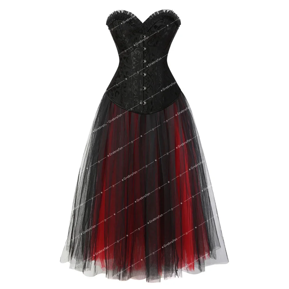 Corset Dresses for Women Slimming Corsets Outfits Vintage Floral Bustier Skirt Dance Party Costumes Wedding Costume Plus Size
Corset Dresses for Women Slimming Corsets Outfits Vintage Floral Bustier Skirt Dance Party Costumes Wedding Costume Plus Size