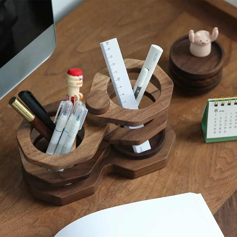 Carpenter Wood Household Solid Wood Pen Container Desktop Creative Pen Holder Multifunctional Cosmetic Stationery Storage Box
Carpenter Wood Household Solid Wood Pen Container Desktop Creative Pen Holder Multifunctional Cosmetic Stationery Storage Box