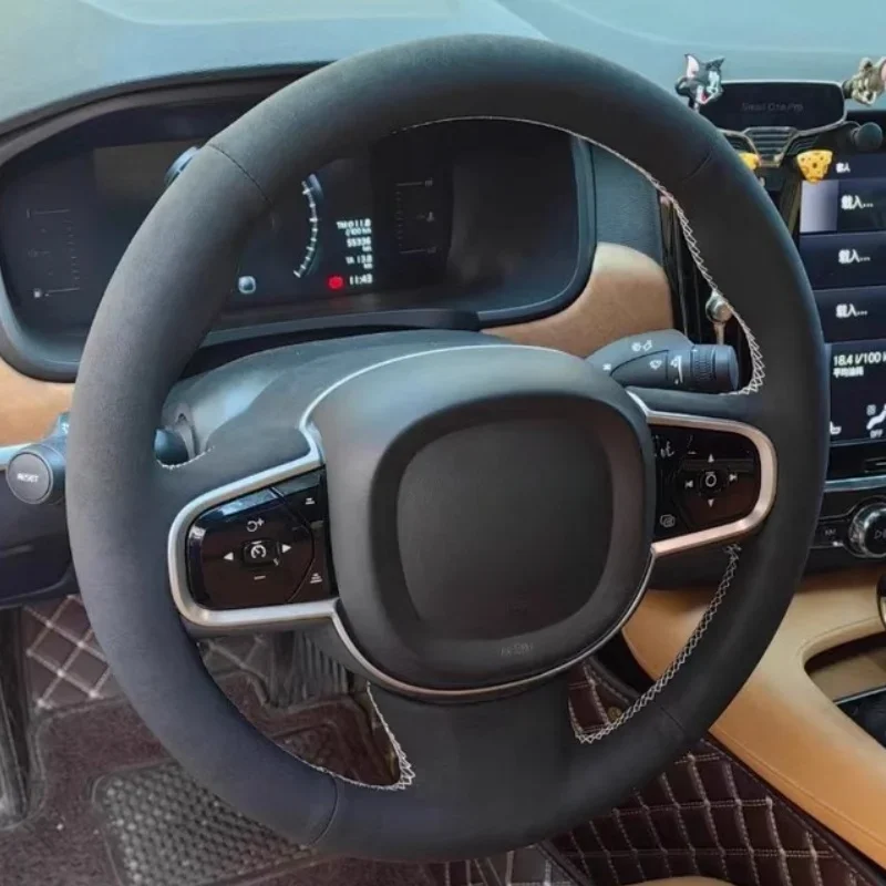 DIY Car Steering Wheel Braid Cover Comfortable Suede For Volvo XC90 XC60 V90 V60 S90 S60 Car Interior Accessories Steering Wrap
DIY Car Steering Wheel Braid Cover Comfortable Suede For Volvo XC90 XC60 V90 V60 S90 S60 Car Interior Accessories Steering Wrap
