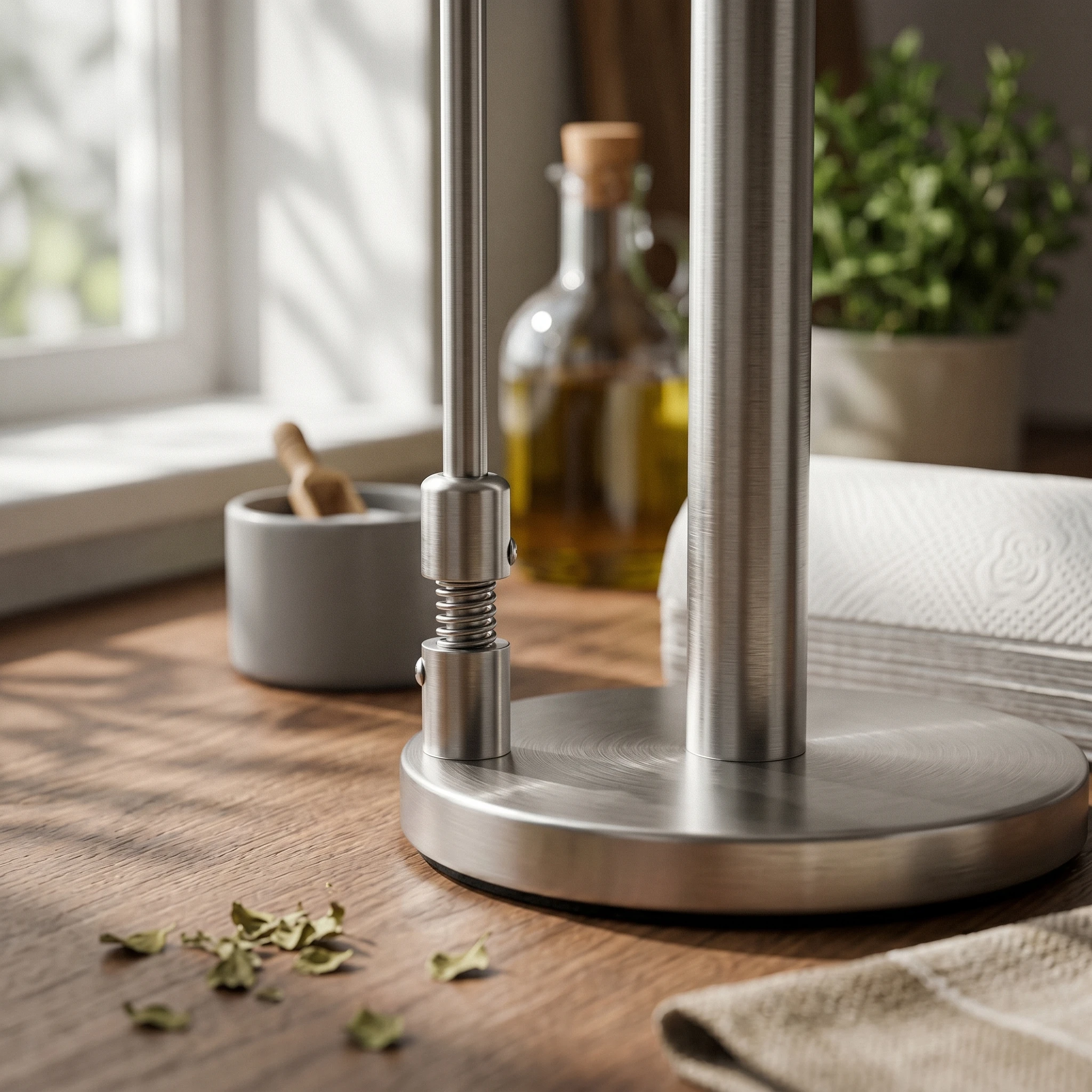Stainless Steel Paper Towel Stand Easy Tear Countertop Kitchen Roll Holder for Bathroom
Stainless Steel Paper Towel Stand Easy Tear Countertop Kitchen Roll Holder for Bathroom
