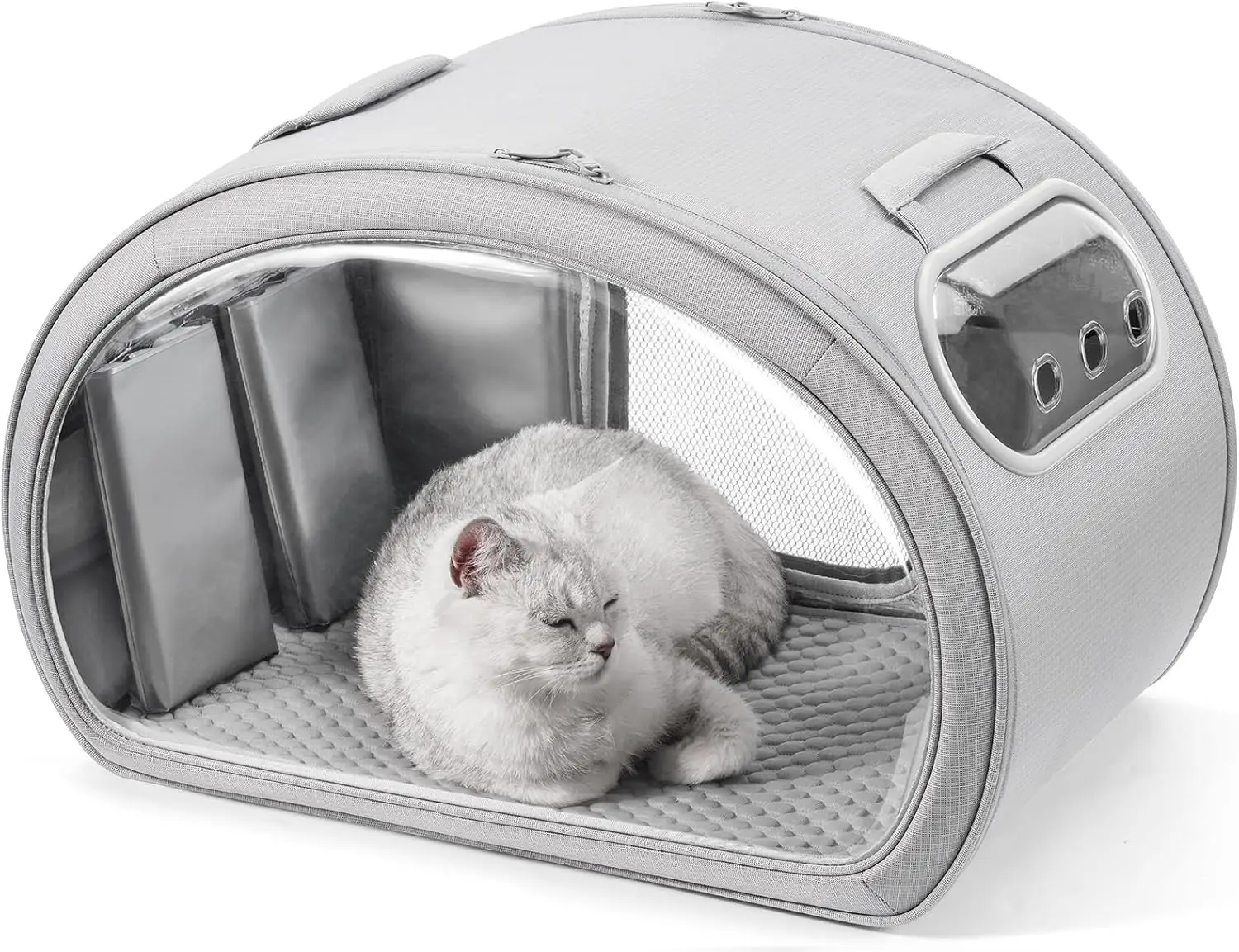 Cooling Cat House, with Cooling Mat for Small Dogs, Indoor Cat Bed with Insulation and 6 Built-in ice Packs Cooling for Cat, Fol
Cooling Cat House, with Cooling Mat for Small Dogs, Indoor Cat Bed with Insulation and 6 Built-in ice Packs Cooling for Cat, Fol
