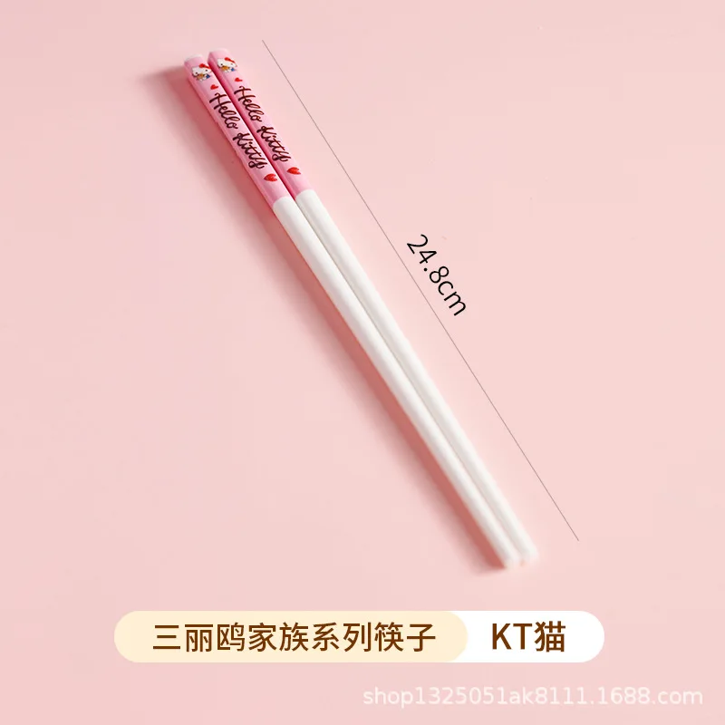 New Sanrio Hello Kitty Chopsticks Ceramic Chopsticks Kulomi Cute Cartoon Children's Tableware New Product Household Chopsticks
New Sanrio Hello Kitty Chopsticks Ceramic Chopsticks Kulomi Cute Cartoon Children's Tableware New Product Household Chopsticks