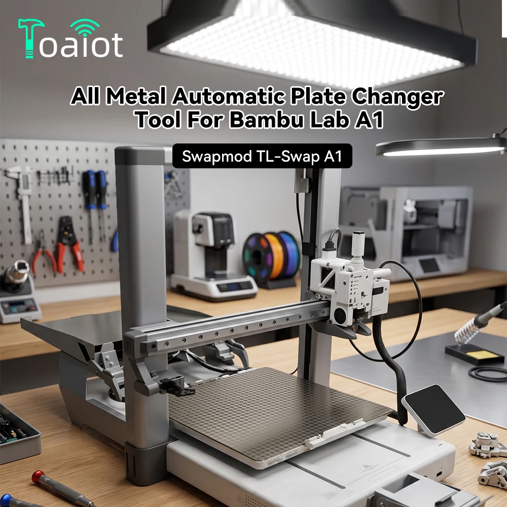 All Metal Automatic Plate Changer Tool For Bambu Lab A1 Swapmod TL-Swap High-Efficiency Multi-Plate Printing For A1 3D Printer
All Metal Automatic Plate Changer Tool For Bambu Lab A1 Swapmod TL-Swap High-Efficiency Multi-Plate Printing For A1 3D Printer
