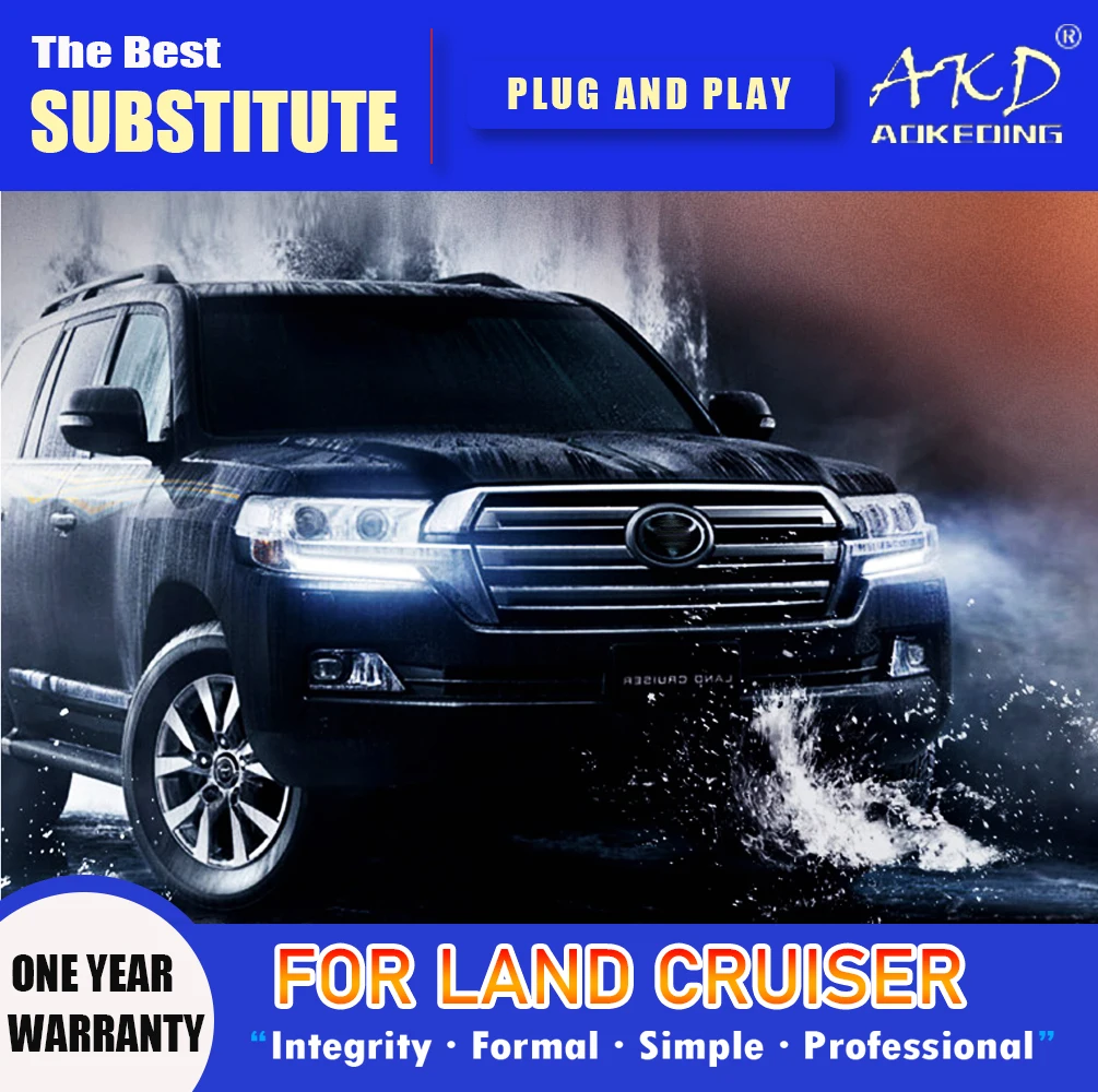 Фара AKD для Toyota Land Cruiser, светодиодная фара 2016-2020, фары LC200 DRL, указатель поворота, дальний свет, проектор «ангельский глаз»
Фара AKD для Toyota Land Cruiser, светодиодная фара 2016-2020, фары LC200 DRL, указатель поворота, дальний свет, проектор «ангельский глаз»