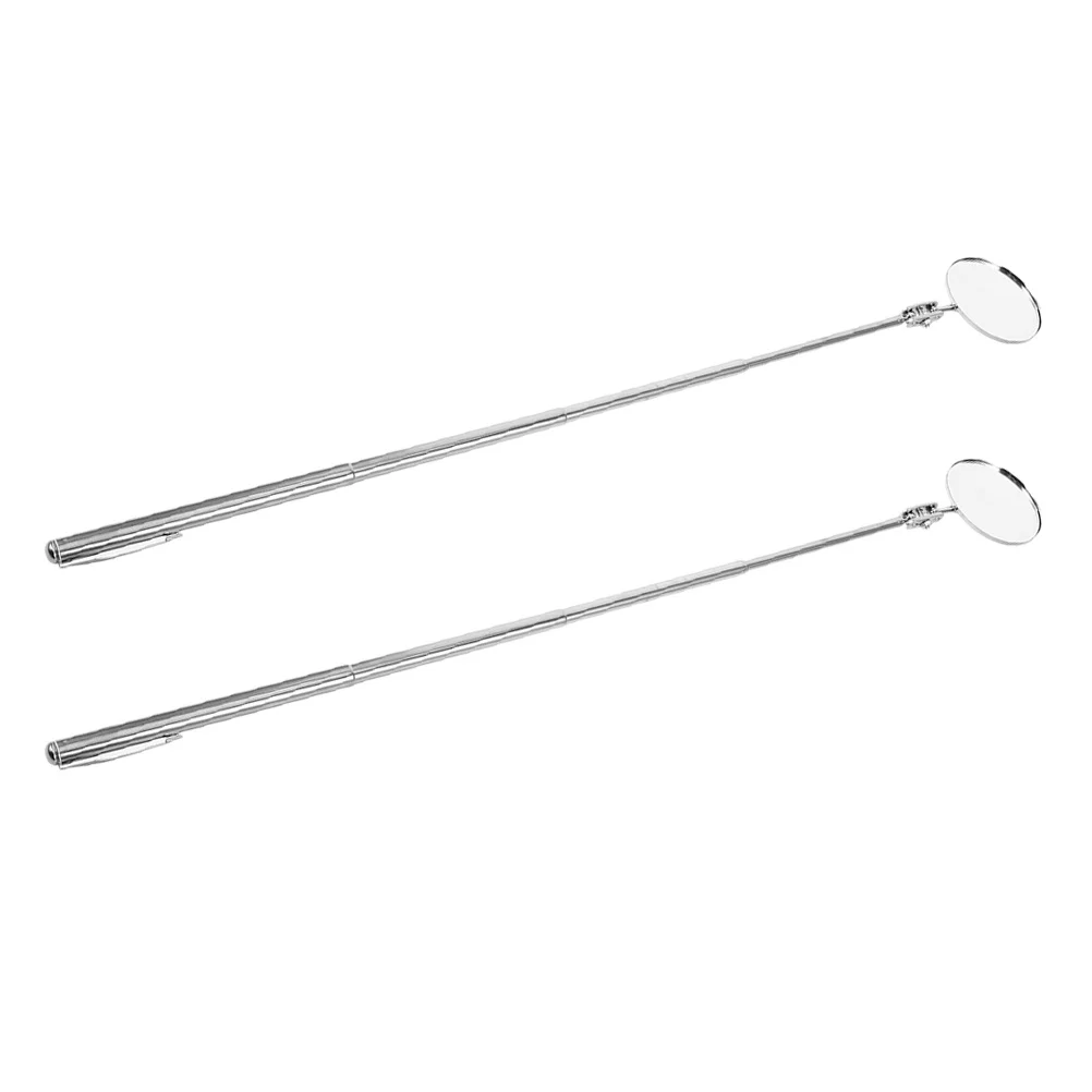 2 pcs Telescoping Inspection Automotive Tool Flexible Round Extendable Mechanic Mirror For Under Vehicle Inspection Chassis
2 pcs Telescoping Inspection Automotive Tool Flexible Round Extendable Mechanic Mirror For Under Vehicle Inspection Chassis