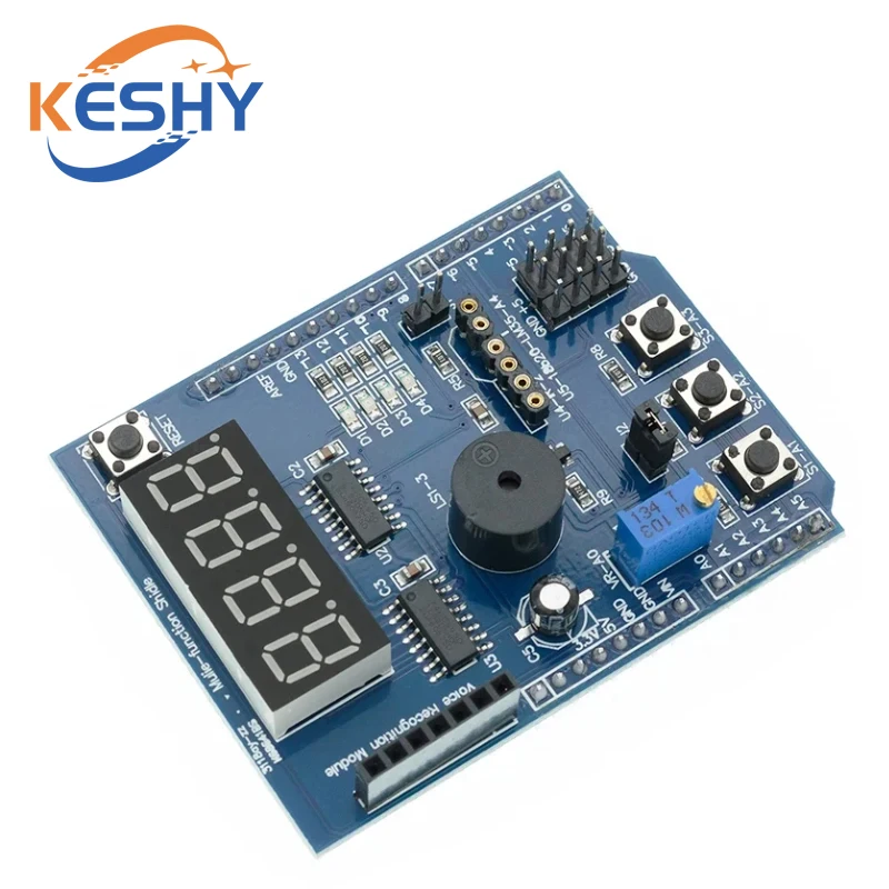 Multifunctional Expansion Board Kit Based Learning UNO R3 LENARDO Mega 2560 Shield Multi-functional for Arduino
Multifunctional Expansion Board Kit Based Learning UNO R3 LENARDO Mega 2560 Shield Multi-functional for Arduino