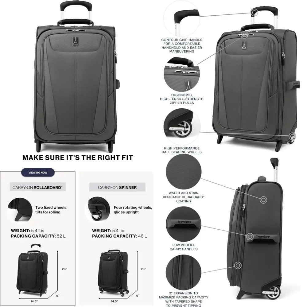 Легкий расширяемый двухколесный чемодан для ручной клади, вертикальный чемодан Softside для мужчин и женщин, теневой серый цвет, дорожная сумка
Легкий расширяемый двухколесный чемодан для ручной клади, вертикальный чемодан Softside для мужчин и женщин, теневой серый цвет, дорожная сумка