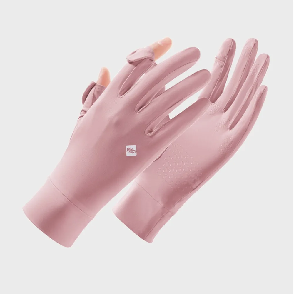 Breathable Women Sunscreen Gloves Silicone Anti Slip Anti-UV Ice Silk Riding Gloves Sun Protection Quick Dry
Breathable Women Sunscreen Gloves Silicone Anti Slip Anti-UV Ice Silk Riding Gloves Sun Protection Quick Dry