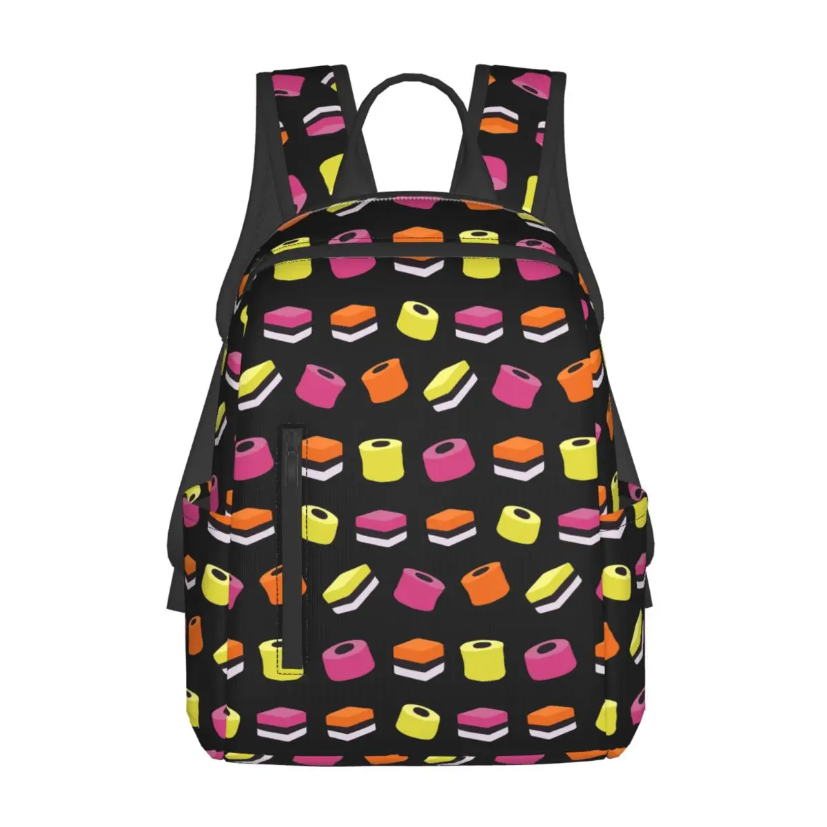 Liquorice Allsorts Sweets Backpack Daypack Large Capacity Children BookBag School Bag Shoulder Bags for Men Women
Liquorice Allsorts Sweets Backpack Daypack Large Capacity Children BookBag School Bag Shoulder Bags for Men Women