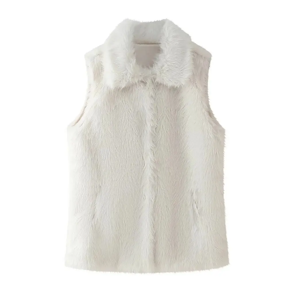 Women's Long Sleeveless Vest Warm Imitation Fur European American Style Autumn Winter New Fashion Outerwear for Ladies
Women's Long Sleeveless Vest Warm Imitation Fur European American Style Autumn Winter New Fashion Outerwear for Ladies