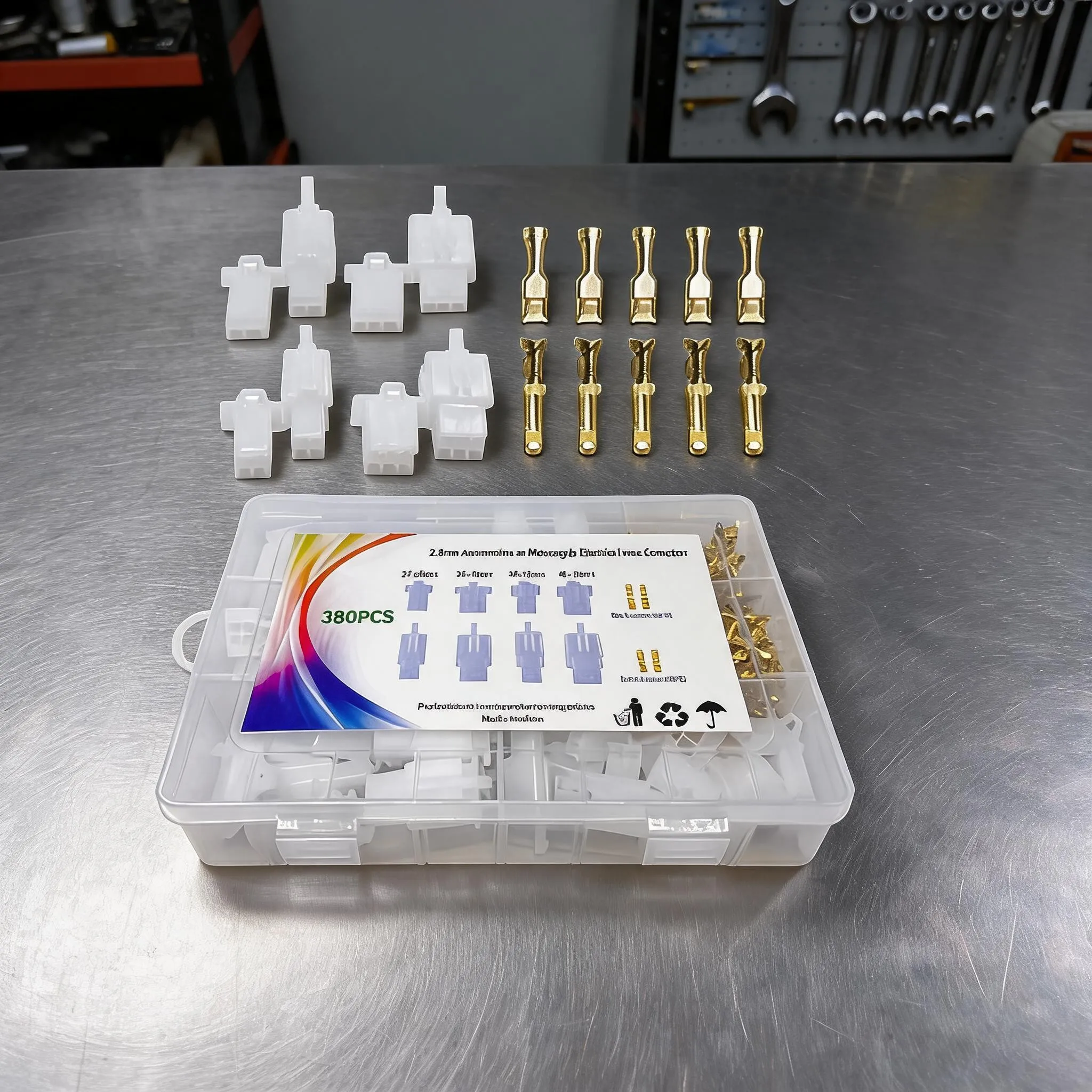 380PCS Automotive Motorcycle Electrical Connector Kit 2 3 4 6 Pin Terminal Wire For Secure And Stable Electrical Connections
380PCS Automotive Motorcycle Electrical Connector Kit 2 3 4 6 Pin Terminal Wire For Secure And Stable Electrical Connections