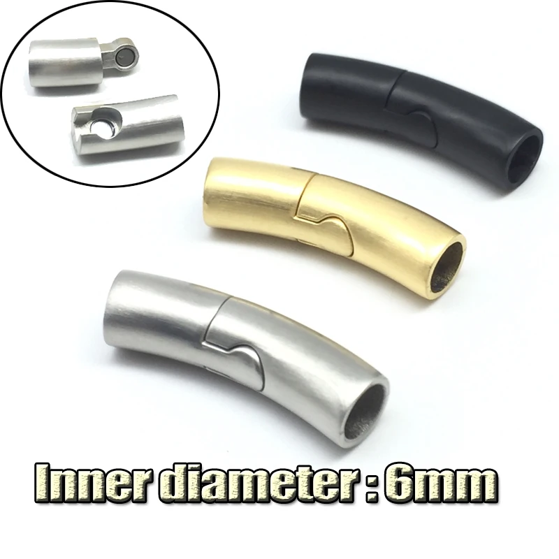 5-10pcs Stainless Steel Bayonet Clasp6mm Leather Cord Bracelet Buckle Connectors For DIY Bracelet Jewelry Making Accessories
5-10pcs Stainless Steel Bayonet Clasp6mm Leather Cord Bracelet Buckle Connectors For DIY Bracelet Jewelry Making Accessories