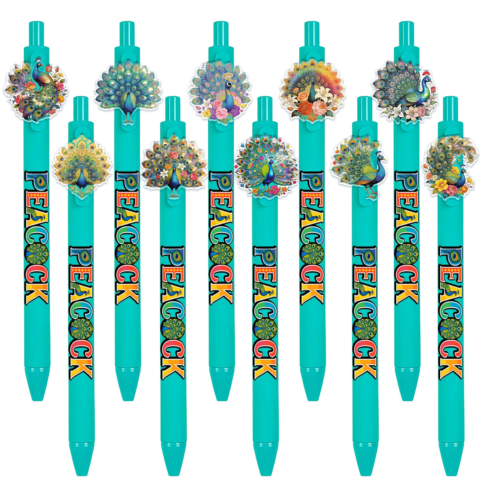 12pcs Flower Peacock Dragon Theme Press Ballpoint Pen Writing Smooth Black Ink Student Writing Gift Pen
12pcs Flower Peacock Dragon Theme Press Ballpoint Pen Writing Smooth Black Ink Student Writing Gift Pen