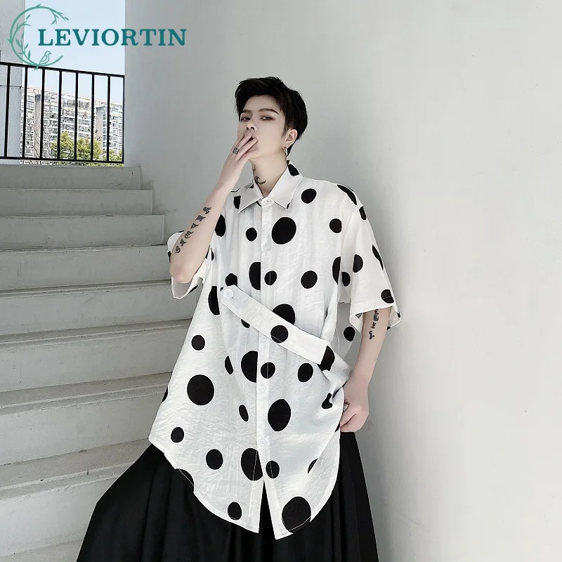 Summer Short Sleeve Shirt Men Society Mens Dress Shirt Korean Loose Print Ice Silk Shirts Mens Oversized Black White Shirt
Summer Short Sleeve Shirt Men Society Mens Dress Shirt Korean Loose Print Ice Silk Shirts Mens Oversized Black White Shirt