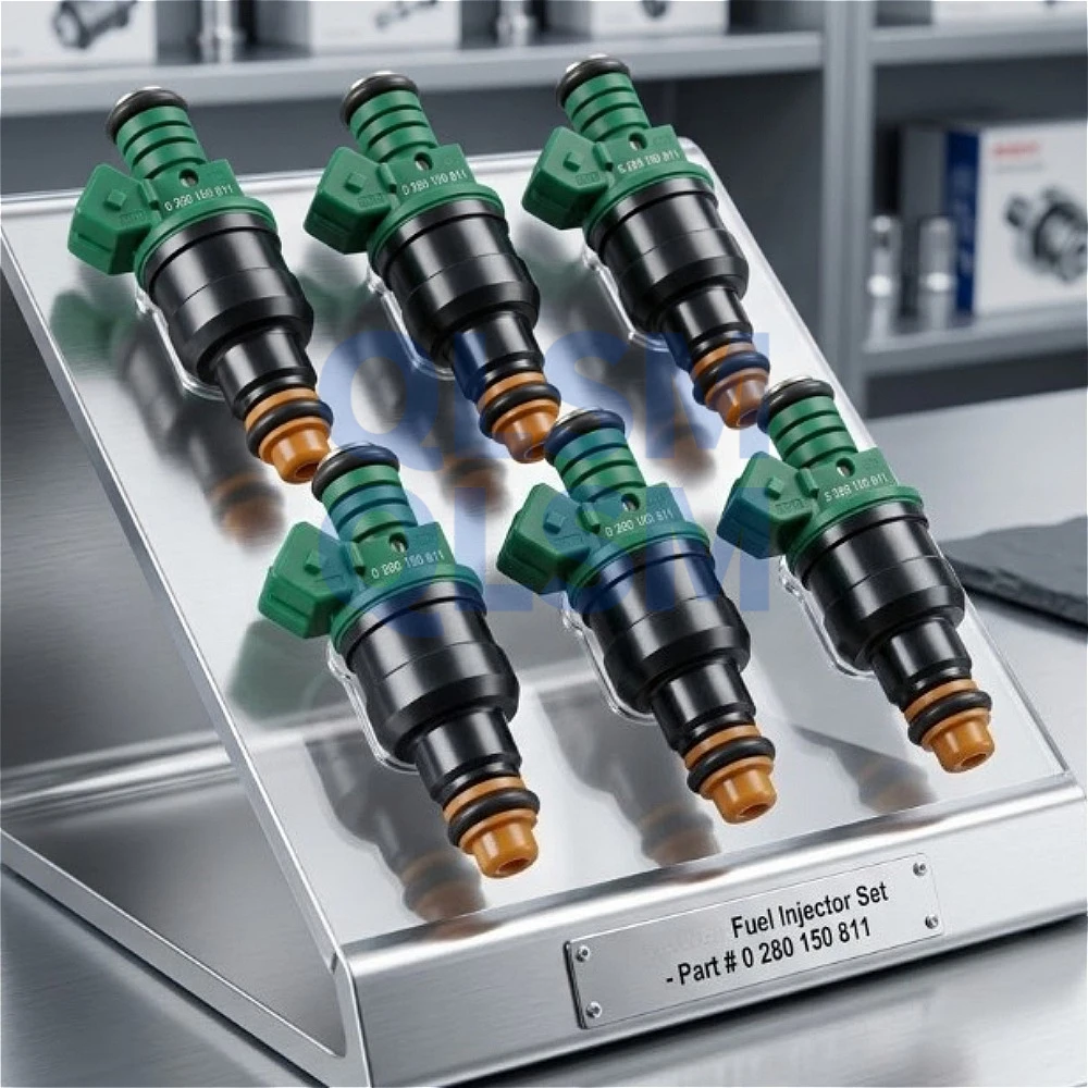 6Pcs 0280150811 Fuel Injector For Porsche 944 S S2 Cabriolet 2.5L 3.0L 1987-1991 94460611201 Engine Nozzle Valve Replacement
6Pcs 0280150811 Fuel Injector For Porsche 944 S S2 Cabriolet 2.5L 3.0L 1987-1991 94460611201 Engine Nozzle Valve Replacement