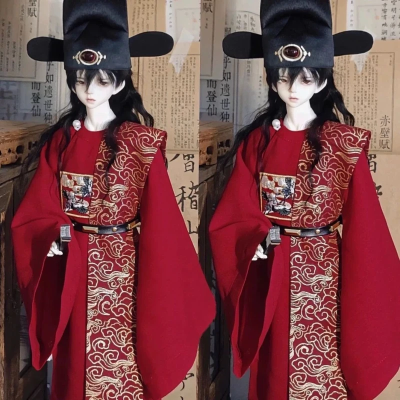 Кукольный костюм 1/4 для куклы Bjd 45 см, китайский древний стиль, одежда ханьфу, игрушка, платье, игровой домик, аксессуары для кукол, без куклы
Кукольный костюм 1/4 для куклы Bjd 45 см, китайский древний стиль, одежда ханьфу, игрушка, платье, игровой домик, аксессуары для кукол, без куклы