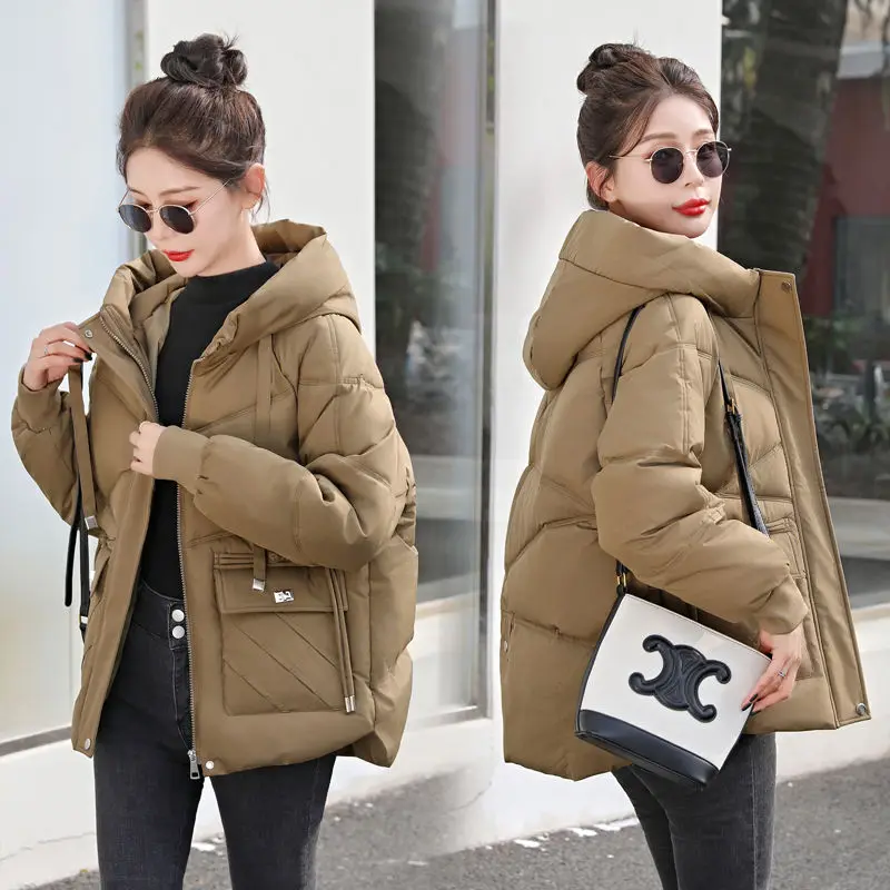 New Winter women Warm Down Cotton Jacket fashion hooded Thick Puffer clothing Short coat casual Loose outerwear female
New Winter women Warm Down Cotton Jacket fashion hooded Thick Puffer clothing Short coat casual Loose outerwear female