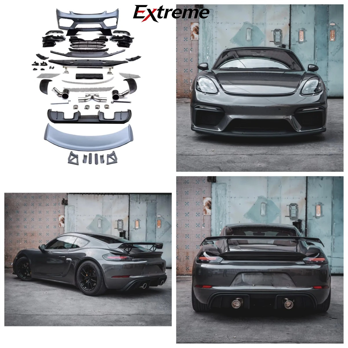 Good Performance and Price Bumper Body Kits for Porsche Cayman 718/981 Upgrade to GT4 Model.
Good Performance and Price Bumper Body Kits for Porsche Cayman 718/981 Upgrade to GT4 Model.