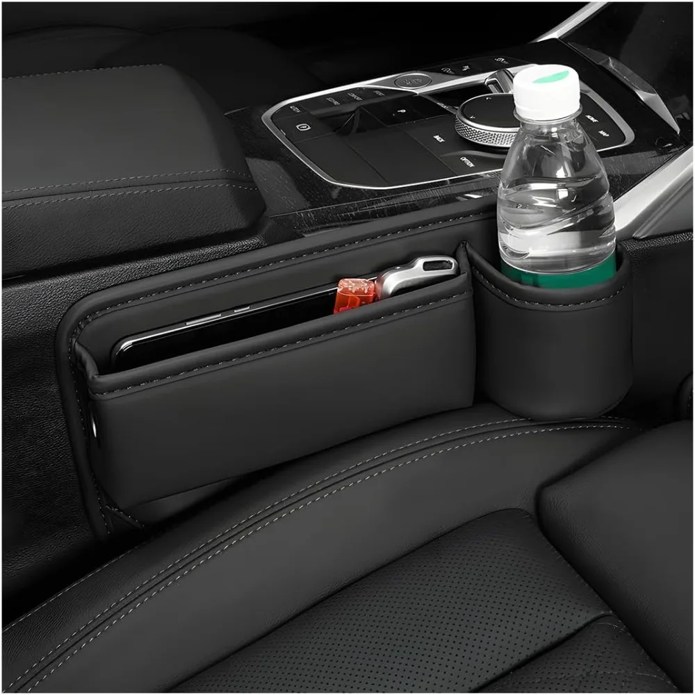 Наполнитель автомобильного зазора, многофункциональный кожаный передний органайзер с подстаканником, регулируемый ящик для хранения автомобильного зазора между сиденьем и кон 
Наполнитель автомобильного зазора, многофункциональный кожаный передний органайзер с подстаканником, регулируемый ящик для хранения автомобильного зазора между сиденьем и кон