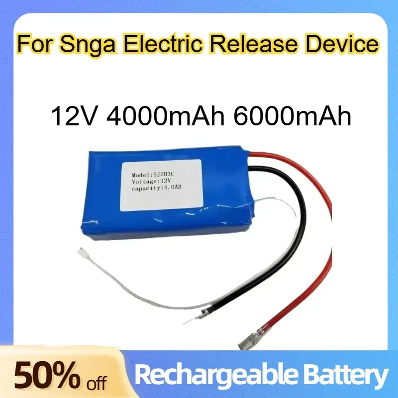 SJ2B3C SJ3B3C Large Capacity Lithium-ion Battery 12V 4000mAh 6000mAh for Snga Electric Release Device Rechargeable Batteries
SJ2B3C SJ3B3C Large Capacity Lithium-ion Battery 12V 4000mAh 6000mAh for Snga Electric Release Device Rechargeable Batteries