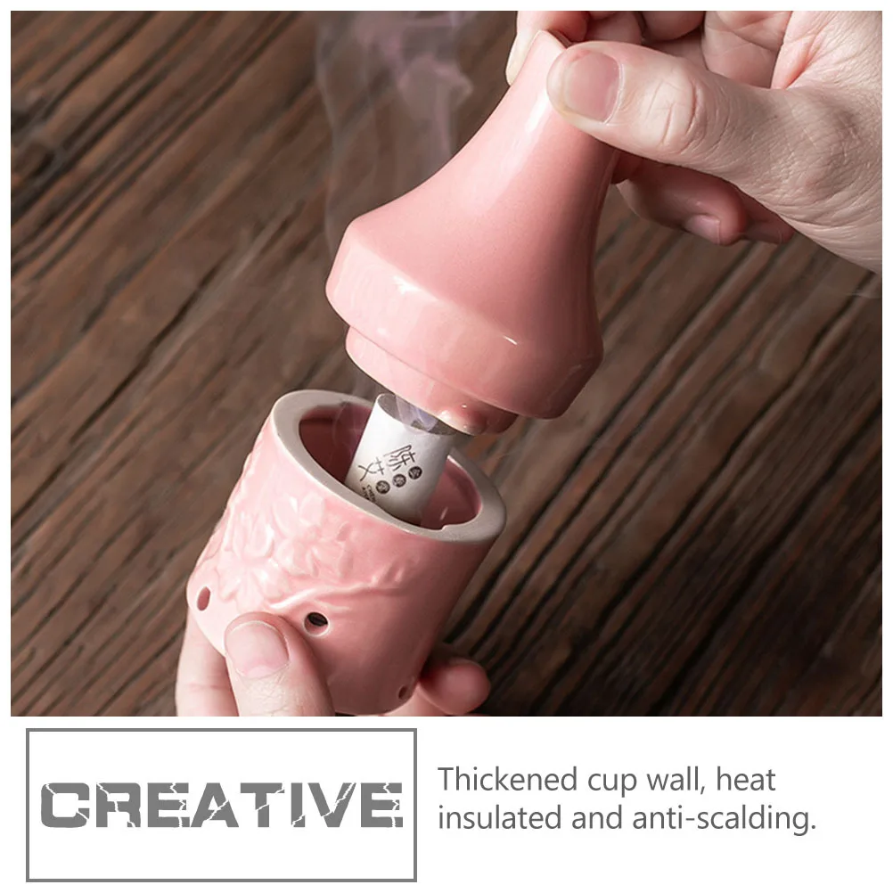 1Pcs Durable Ceramic Moxibustion Pot Pink Exquisite Moxa Therapy Tool Anti-Scald Design Portable Home Use Moxibustion Box
1Pcs Durable Ceramic Moxibustion Pot Pink Exquisite Moxa Therapy Tool Anti-Scald Design Portable Home Use Moxibustion Box