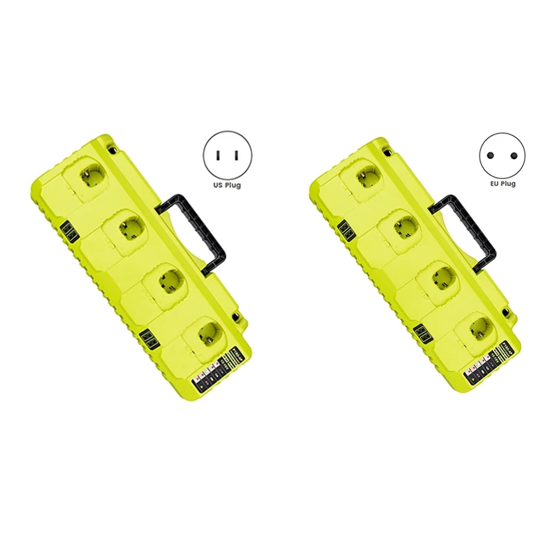 320W Battery Fast Charger 4-Port 3A For Ryobi Power Tool 18V Ni-Cd Ni-Mh Li-Ion Batteries P109 PBP002 With Dual USB US Plug
320W Battery Fast Charger 4-Port 3A For Ryobi Power Tool 18V Ni-Cd Ni-Mh Li-Ion Batteries P109 PBP002 With Dual USB US Plug
