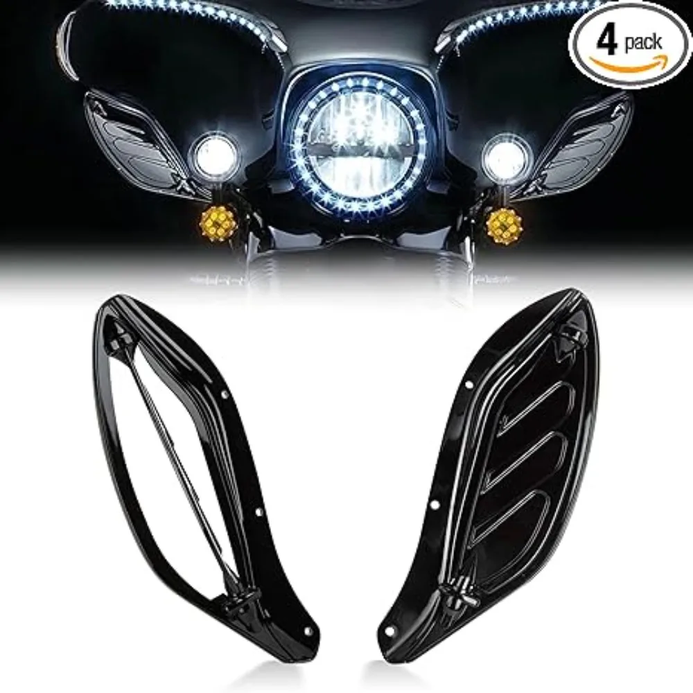 Motorcycle Adjustable Air Deflector Side Wing Deflectors Fairing for Touring Street Glide Electra Glide Trike CVO 1996-2013
Motorcycle Adjustable Air Deflector Side Wing Deflectors Fairing for Touring Street Glide Electra Glide Trike CVO 1996-2013