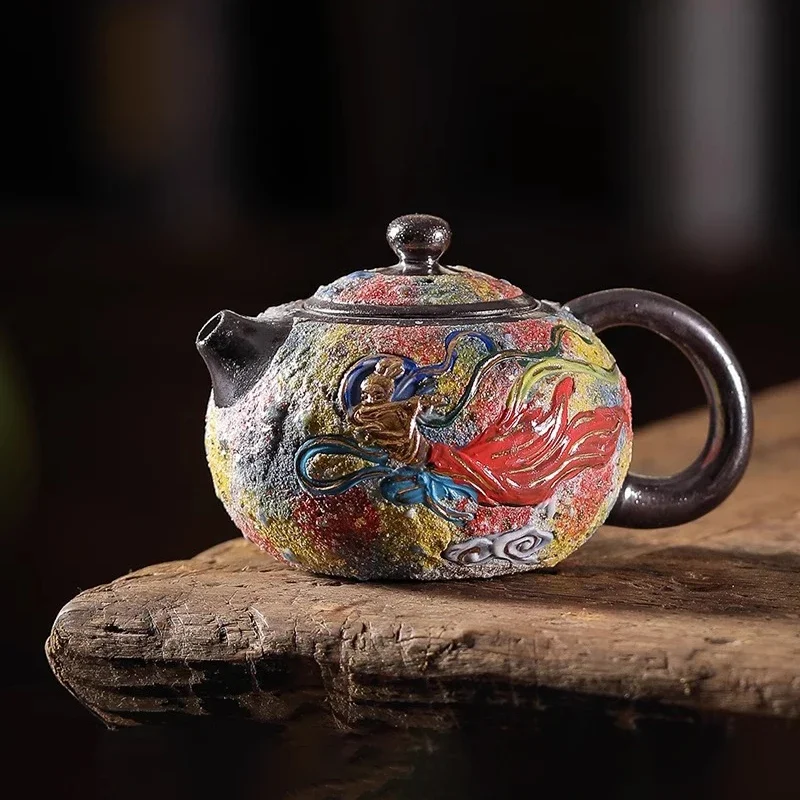 Muqiange Retro Coarse Pottery Raw Mineral Tea Maker for Home Use Rock Mineral Handmade Tea Maker High end Kung Fu Tea Set
Muqiange Retro Coarse Pottery Raw Mineral Tea Maker for Home Use Rock Mineral Handmade Tea Maker High end Kung Fu Tea Set