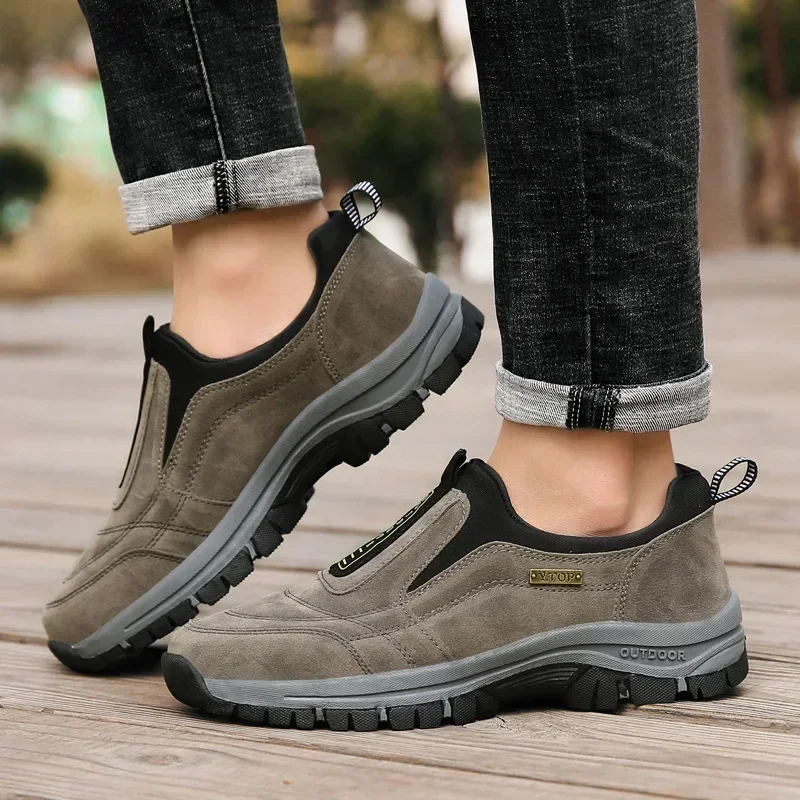Autumn Winter Outdoor Shoes Men's Sneakers Casual Breathable Suede Leather Shoes Anti-skid Walking Shoes Hot Sale Footwear walk
Autumn Winter Outdoor Shoes Men's Sneakers Casual Breathable Suede Leather Shoes Anti-skid Walking Shoes Hot Sale Footwear walk