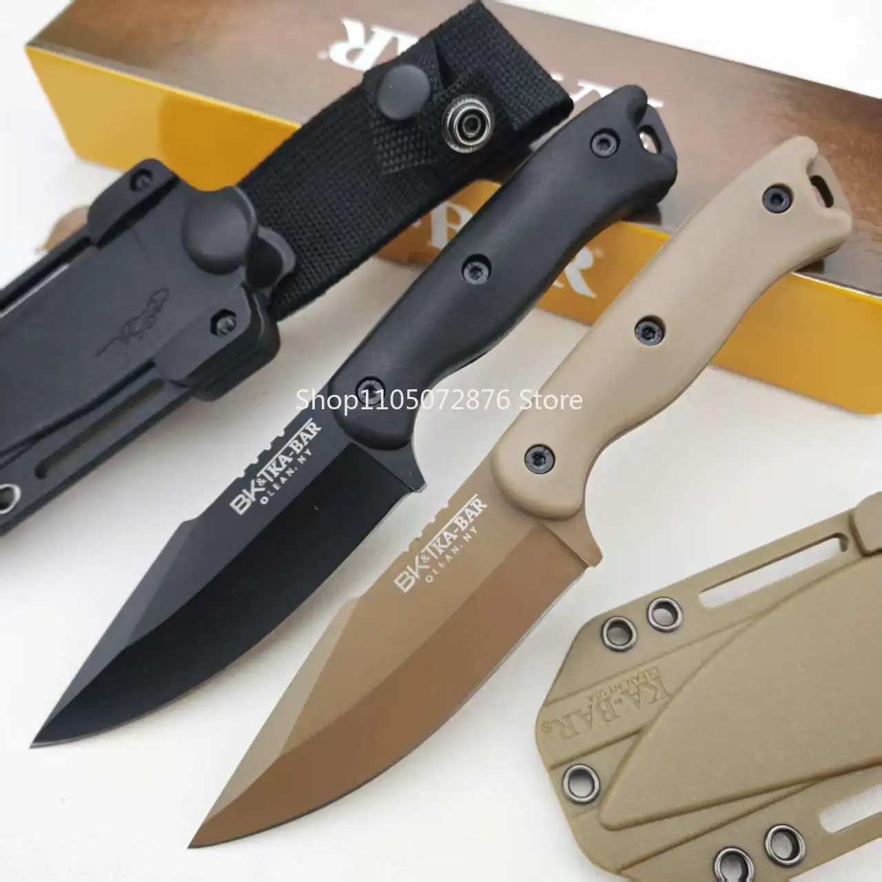 BK18 Outdoor Fixed Blade Utility Knife with Protective Sheath Portable Practical Outdoor Tool for Camping Hiking EDC Field Use
BK18 Outdoor Fixed Blade Utility Knife with Protective Sheath Portable Practical Outdoor Tool for Camping Hiking EDC Field Use